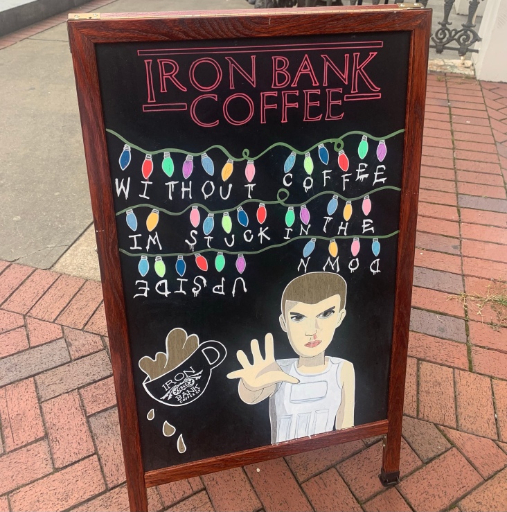 Iron Bank Coffee Stranger Things Eleven